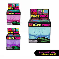 NeeDoh Nice Cube, Satisfying Square Shaped Sensory Toy, Colors May Vary, Children Ages 3+