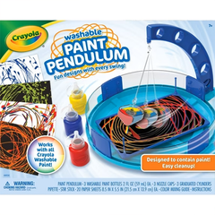 Crayola Paint Pendulum (30pcs), Washable Paint Kit, Kids Arts & Crafts, Creative Toys for Girls & Boys, Gift for Kids, Ages 7+